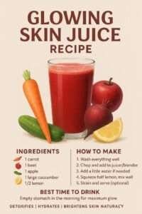 Juicing For Glowing Skin