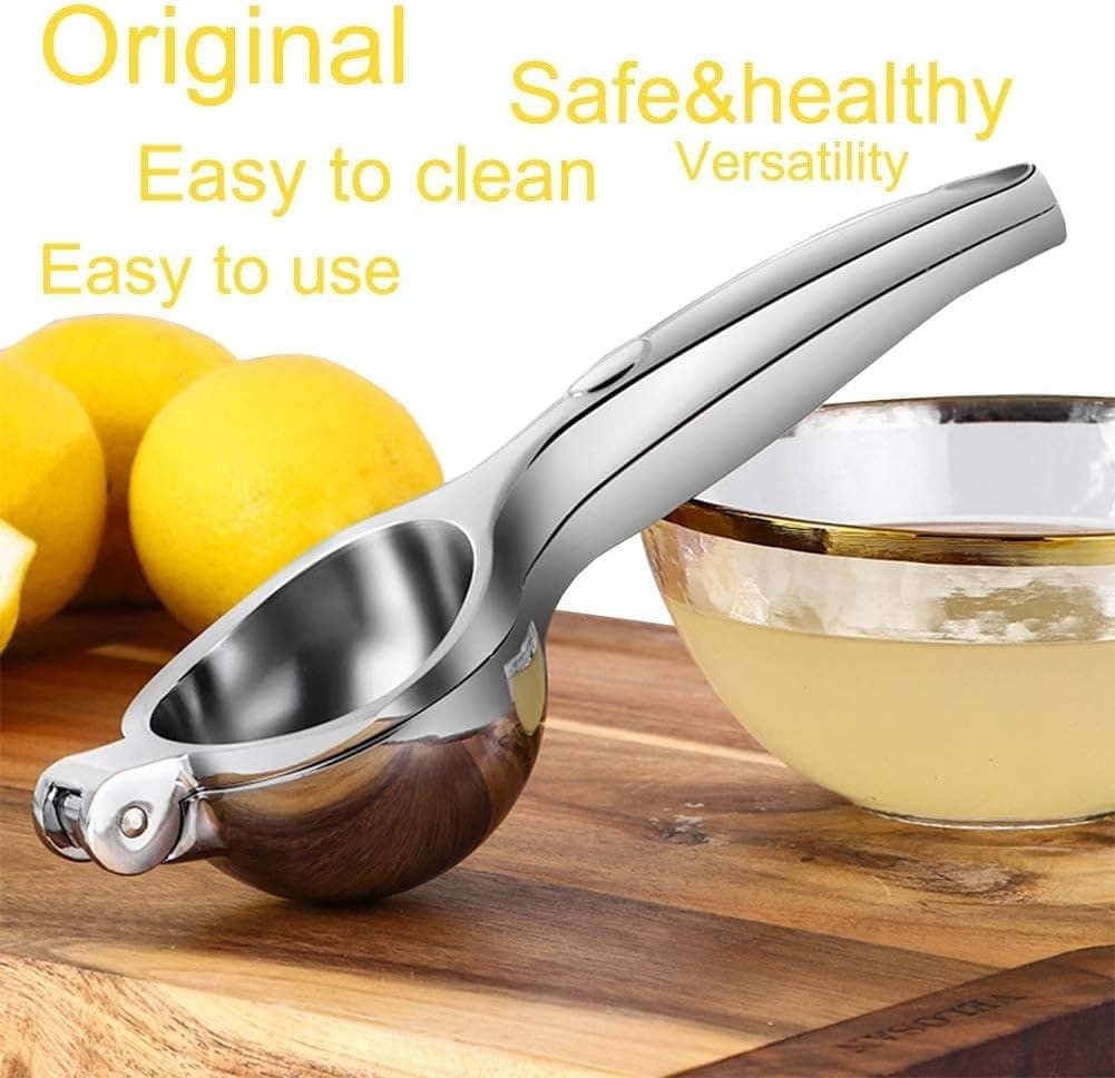 HERUIO Lemon Squeezer manual - Heavy Duty - Manual Citrus Juicers, Press Hand Lime Citrus Fruit Juicer, Safe Quick and Effective Juicing, Super Easy to Clean