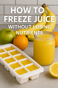 How To Freeze Juice Without Losing Nutrients