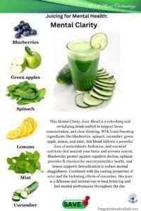 Juicing for mental clarity
