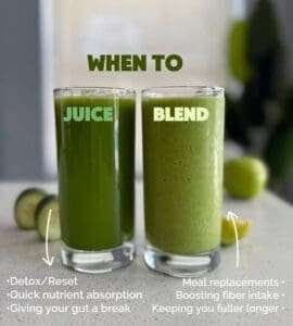 Juicing vs Blending