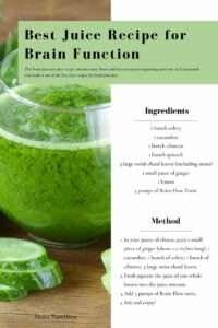 Juicing for mental clarity