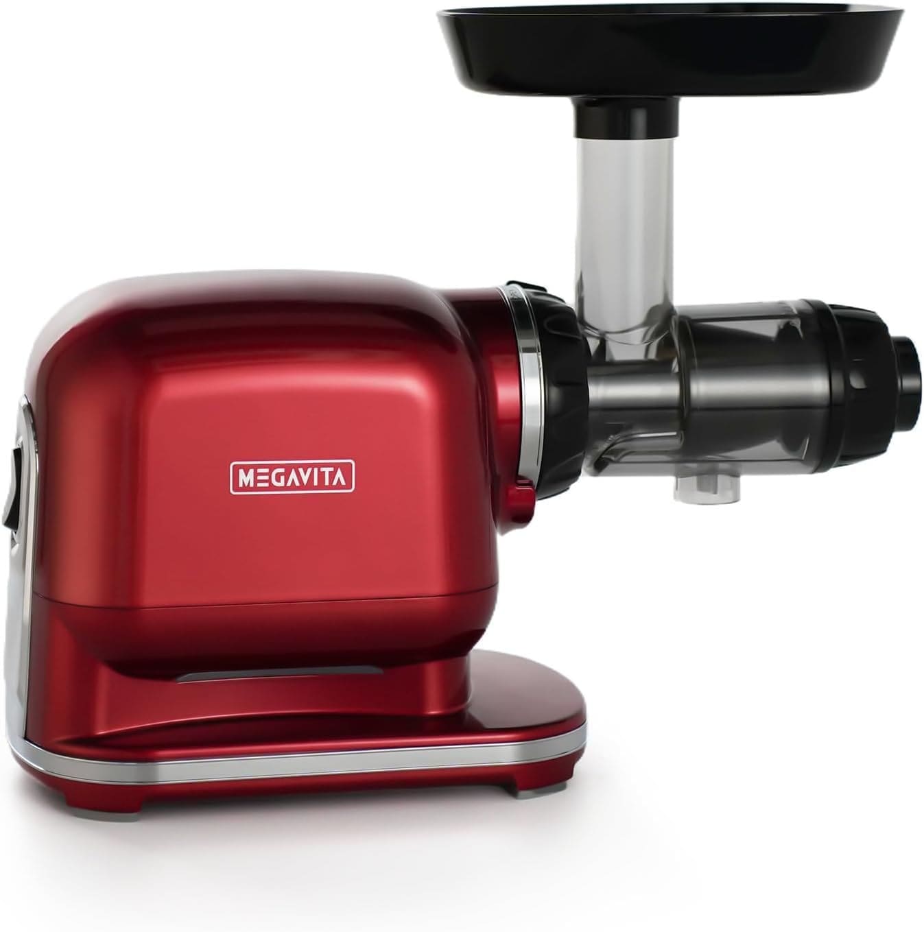 Cold Press Juicer Machine, Red Electric Masticating Slow Juicer for Whole Fruits Vegetables, Compact Design with Juice Bottles, Easy Clean Cold Press Juicer Machine, Red Electric Masticating Slow Juicer for Whole Fruits Vegetables, Compact Design with Juice Bottles, Easy Clean