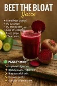 Iron-Rich Juice Recipe With Spinach And Beetroot