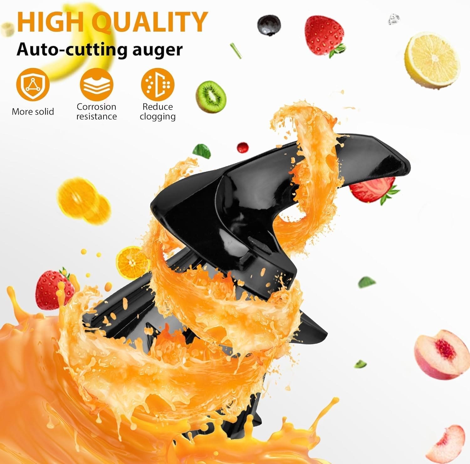 Pukomc Cold Press Juicer,5.8 Wide Feed Chute Juice Extractor Machine with 300W,Slow Masticating Juicer for Whole Vegetables Fruits,High Juice Yield,Easy to Clean,Grey Pukomc Cold Press Juicer,5.8 Wide Feed Chute Juice Extractor Machine with 300W,Slow Masticating Juicer for Whole Vegetables Fruits,High Juice Yield,Easy to Clean,Grey